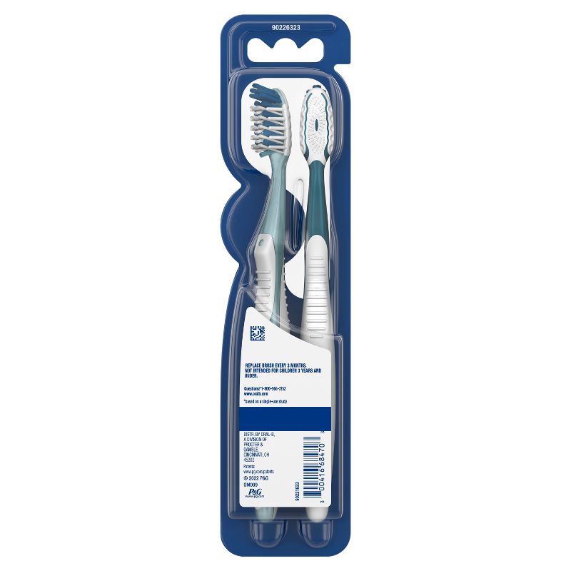 Oral-B Cross Action All In One Manual Toothbrush, Soft, 4 of 13