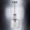Urban Ambiance Luxury Luxe Industrial Pendant Light,  15.5"H x 9.45"W,  Brushed Nickel Finish, UHP3710 - 3 of 4