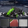 Jojoka 24V Drift Go Kart for Kids, Electric Ride on Car with Adjustable Seat & Two Motors, 7.5MPH Drifting Racing Toy - 2 of 4