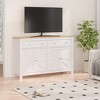 Storage Cabinet, Kitchen Sideboard, 2 Drawers And 4 Doors, Farmhouse Coffee Bar Cabinet, Wooden Storage Cabinet, for Kitchen, Living Room - 2 of 4