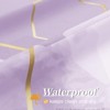 BAGOKIE Waterproof Bath Curtain Shower Curtain 72"W x 72"L (Pack of 1) - 3 of 4