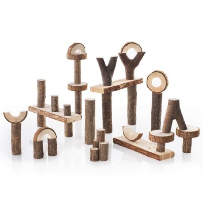 Guidecraft Branch Blocks - 36 Pcs