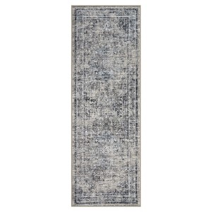 COZONY Washable Vintage Medallion Low Pile Non-Slip Area Rug for Living Room Bedroom Kitchen - 1 of 4