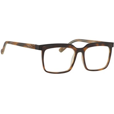 Esquire Men's EQ1553 Blue Light Filter+A/R Lenses Eyeglasses Black/Gunmetal 53 m