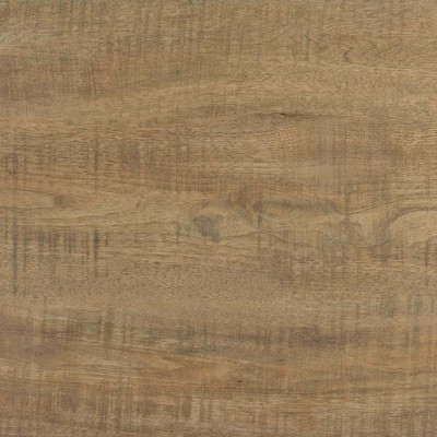 Rustic Mango Brown Square Wood End Table with Shelf