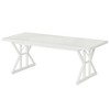 Resenkos Dining Table, Living Room Table,Wood Dining Table, Farmhouse 70.8" Kitchen Table for 6 People, & White - 4 of 4