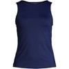 Lands' End Women's Plus Size DD-Cup Chlorine Resistant Square Neck Underwire Tankini Top Swimsuit Adjustable St - 3 of 4