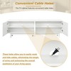 DOMETOUR 71 Inch TV Stand Fits TVs up to 78 Inch with Cabinets and Adjustable Shelves, Minimalist Media Console with Storage for Living Room Bedroom - 2 of 4