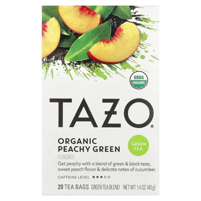 TAZO, Organic Green Tea, Peachy Green, 20 Tea Bags, 1.4 oz