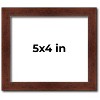 PosterPalooza | Photo Size Classic Modern Brown Frame - UV Acrylic, Foam Board Backing, Hanging Hardware - 2 of 4