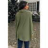 I AM A FASHION JUNKY Gray Cowl Neck Loose Fit Tunic Top Gray M - 2 of 4