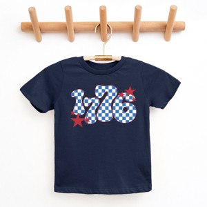 The Juniper Shop Patriotic 1776 Checkered Youth Short Sleeve Tee - 1 of 4