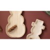 Carved Wood Snowmen Serving Trays – 2x Set of 2– Rustic Holiday Decor – 23.75"Tall by Kalalou - 2 of 3
