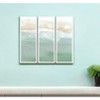 HomeRoots Set Of Three On the Shore White Framed Wall Art - 2 of 4