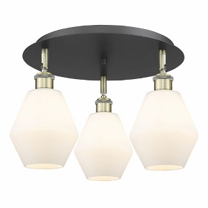 Cindyrella - 3 Light Flush Mount In Industrial Style-10 Inches Tall and 17.75 Inches Wide - 1 of 1