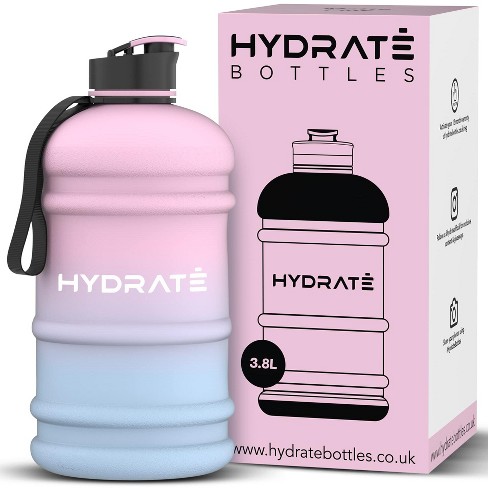 Hydrate Water Bottle 1 Gallon Xxl Jug Bpa Free & Leakproof With Flip Cap :  Target