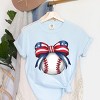 Simply Sage Market Coquette Patriotic Baseball Garment Dyed Tee - 3 of 4