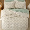 Bedsure | 3Pcs Boho Tufted Bedding Checkered Farmhouse Shabby Chic Bed Set - 4 of 4