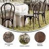 Flash Furniture HERCULES 2 Pack Commercial Indoor/Outdoor Wood Look Resin Thonet Style Chair - image 4 of 4