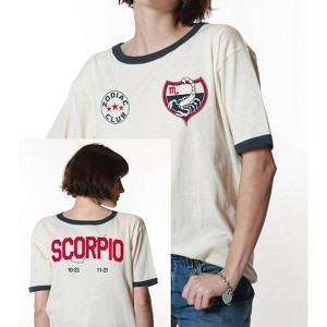 Women's Zodiac Ringer Tee - Girl Dangerous - 1 of 2