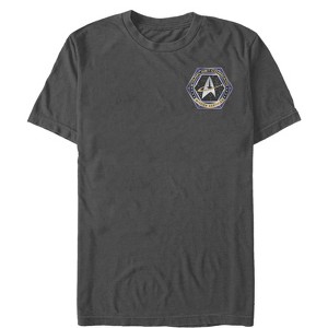 Men's Star Trek: Deep Space Nine Starfleet Command Certified Badge T-Shirt - 1 of 4
