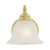 Livex Lighting Essex 1 - Light Vanity in  Polished Brass - 4 of 4