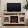 Ackerman Modern Transitional Tall With Electric Fireplace Tv Stand For ...