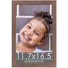 PosterPalooza | Shabby Chic Brown Picture Frame - UV Acrylic, Foam Board Backing, Hanging Hardware - 2 of 4
