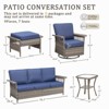 Buenhomino Outdoor Patio All-Weather Wicker Furniture Set - 3 of 4
