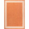 Lucia Classic Diamond Border Indoor/Outdoor Area Rug - JONATHAN Y - 2 of 4
