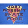 Friends TV Joey Doesn't Share Food Boy's Royal Blue Graphic Hoodie - 2 of 2