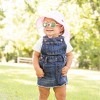 Tiny Twinkle Toddler Round Retro Polarized Flexible Sunglasses with Strap, Ages 0-48 months - 2 of 4