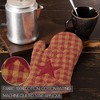 Burgundy Star Oven Mitt - 3 of 4
