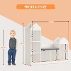 Acekool Kids Bookshelf and Storage Bench, 6-Cubby Organizer with Seat Cushion, Wooden Bookcase for Playroom, Bedroom, Reading Nook - 2 of 4