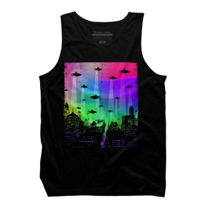 Men's Design By Humans Come To Party By clingcling Tank Top - 1 of 4