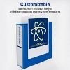Avery Durable View Binder w/Slant Rings 11 x 8 1/2 3" Cap Blue 17044 - 3 of 4