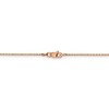 Black Bow Jewelry 1mm, 14k Rose Gold, Box Chain Bracelet - 3 of 4