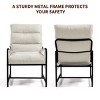 Subrtex Accent Chair for Living Room, Bedroom, Modern Armchair with Metal Frame - 2 of 4