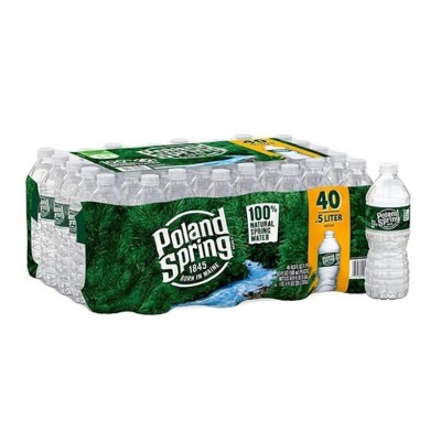 Poland Spring Bottled Water - 16.9 Fl Oz (Pack of 80)