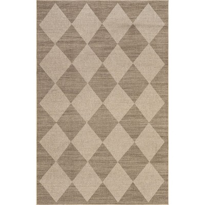 Nuloom Abi Checkered Easy-Jute Machine Washable Indoor Area Rug