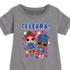 Girls' - LOL Surprise! - 4th of July Graphic Short Sleeve Fleece Dress - 2 of 4