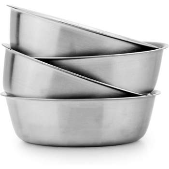 Darware Heavy Duty Stainless Steel Bowls for Baby, Toddlers & Kids 4pk; For Children, Desserts, Portion Control & Pets 1-Cup Serving Size