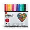 KINGART Pro Paint Pens Extra Fine Tip, 12 Colors - 4 of 4