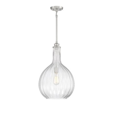 Savoy House Brandon 1 - Light Pendant in  Satin Nickel