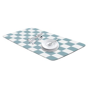 REGALWOVEN Diatomite Checkered Quick Drying Dish Drying Mat 1 Pc - 1 of 4