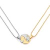 Matching Cat Couple Necklace Set - Stainless Steel Friendship Pendant for Couples/BFFs - 2 of 4