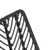 Sapphtopaz Patio Dining Chairs Set of 2 Rattan Patio Chairs with 2 Cushions for Patio, Outside, Living Room - 3 of 4