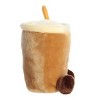 Aurora Small Party Sized Milky Tea Boba Palm Pals Adorable Stuffed Animal Brown 7.5" - 3 of 4
