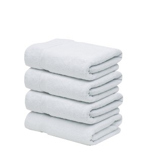 Splash Ultra-Soft Zero Twist 100% Ring Spun Cotton Bath Towel Set - Reversible, 550 GSM, Breathable, Lightweight, Highly Absorbent Towels for Bathroom - 1 of 4