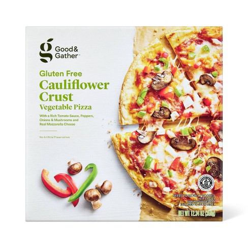Gluten Free Cauliflower Crust Veggie Frozen Pizza - Good & Gather™ : Target